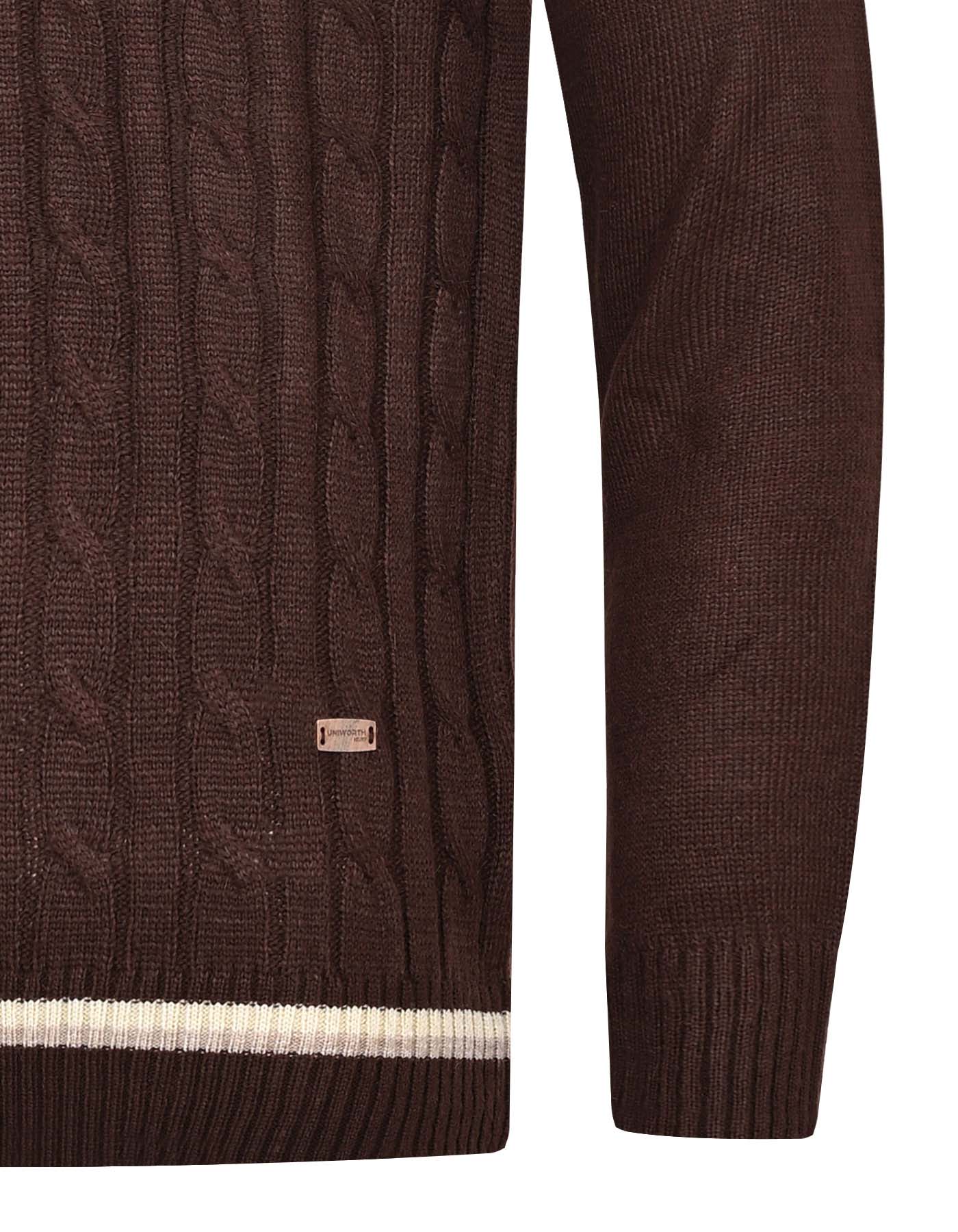 Brown Texture Pull Over SFA2507-2-L