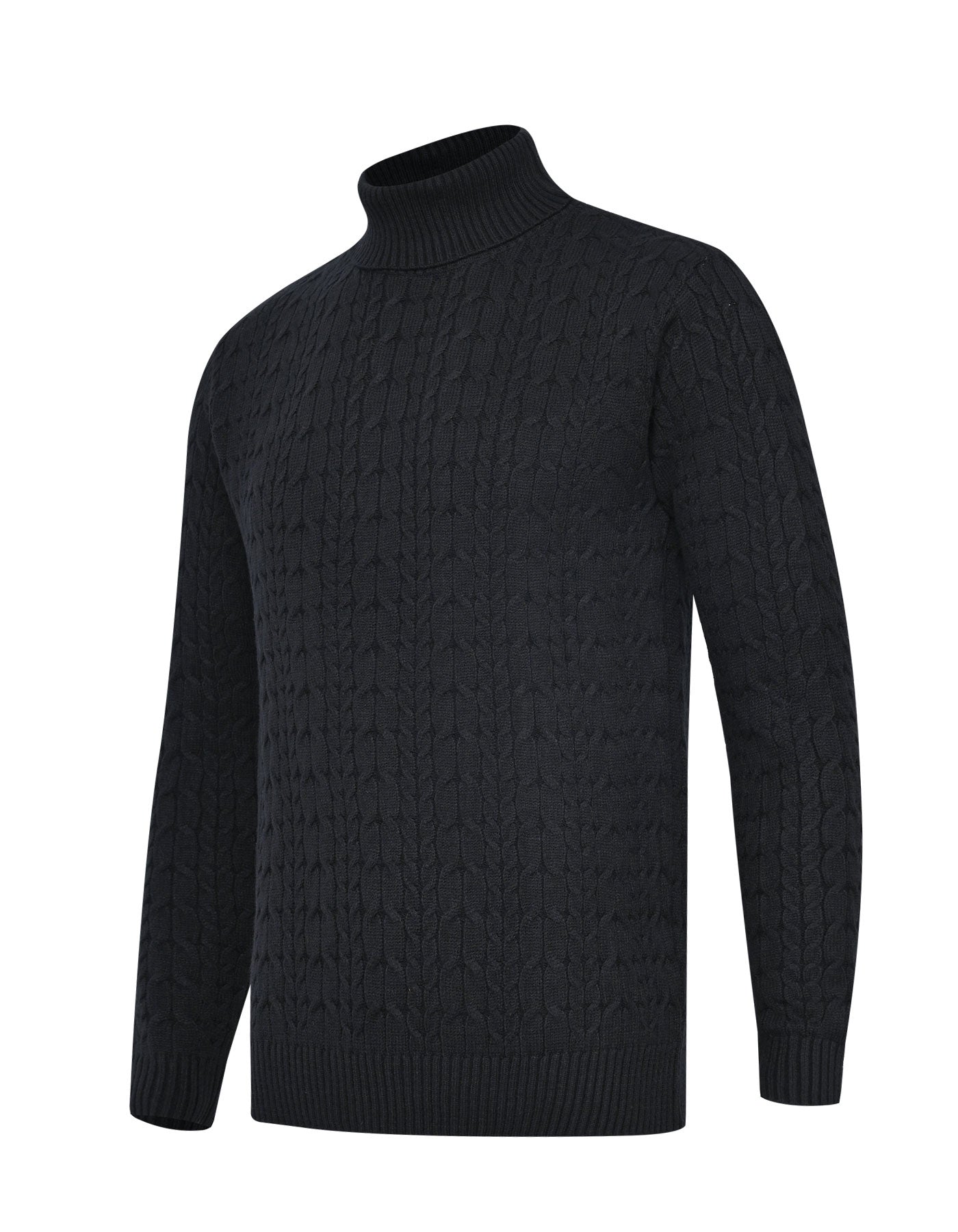 Black Texture Pull Over SFA2509-1-M