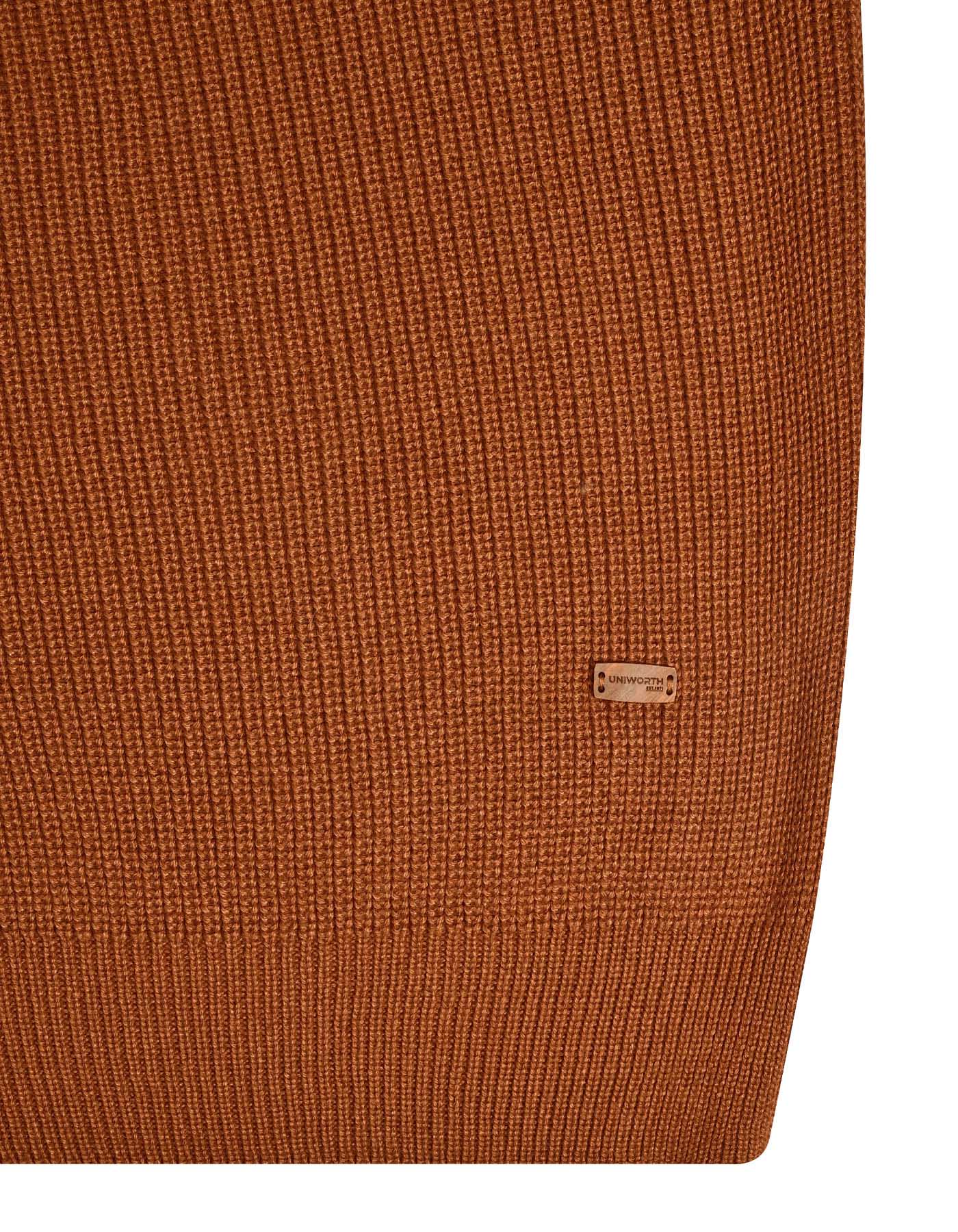 Mustard Plain Half Zipper SFA2511-1-XXL