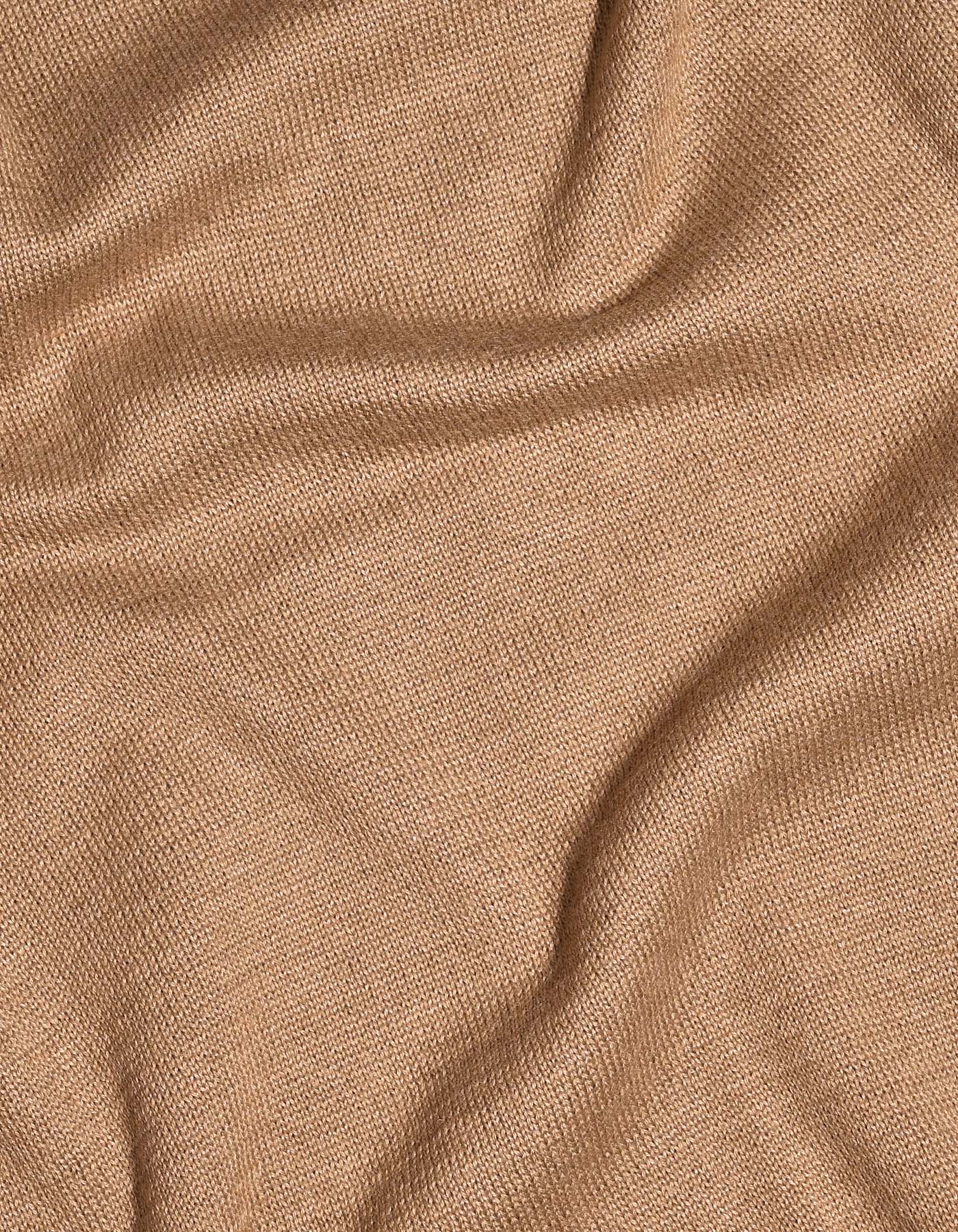 Camel Plain Pull Over SFA2513-1-XXL