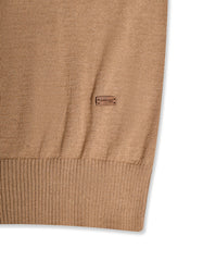 Camel Plain Pull Over SFA2513-1-L