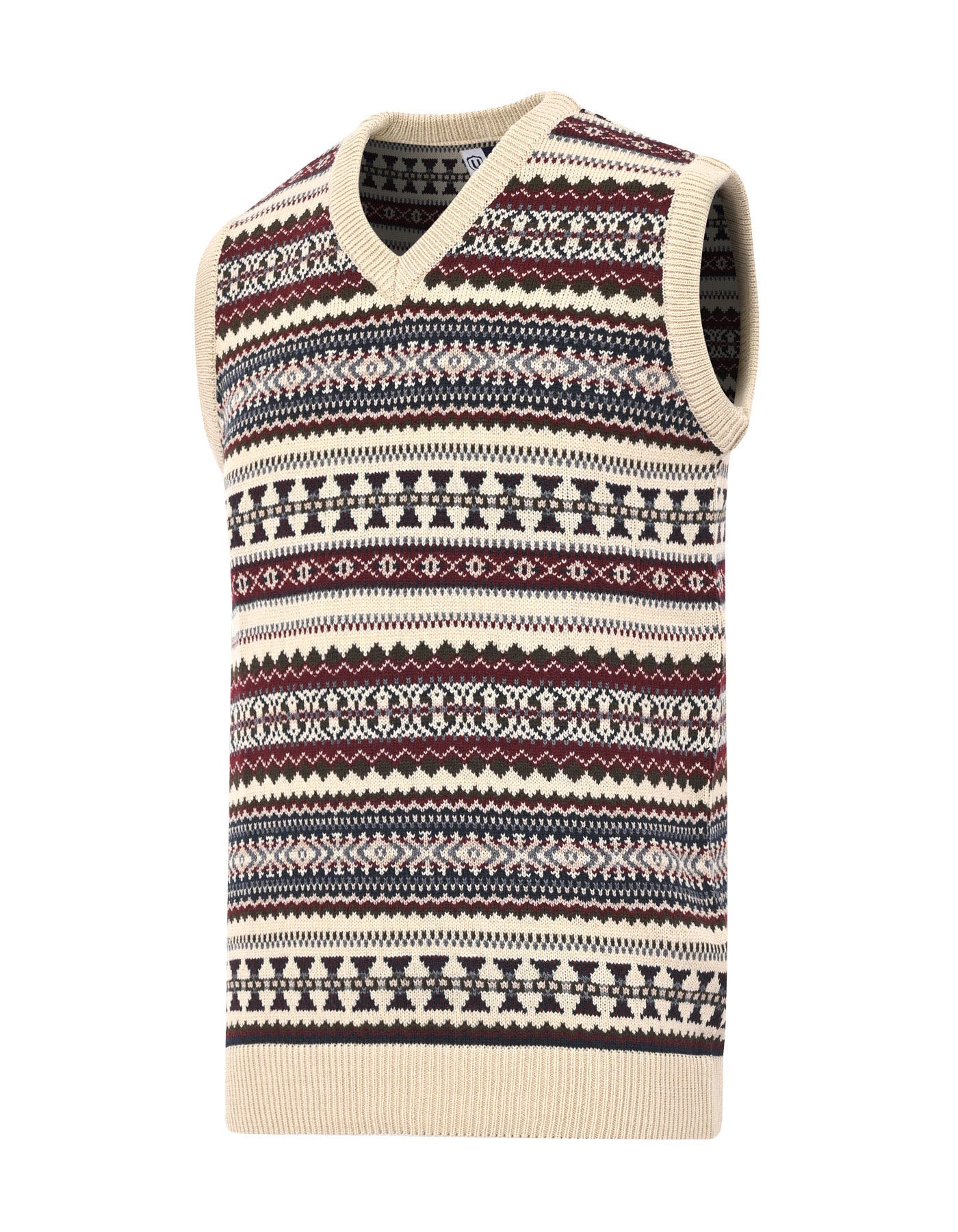 Beige Geometric  SFA2635-1-S