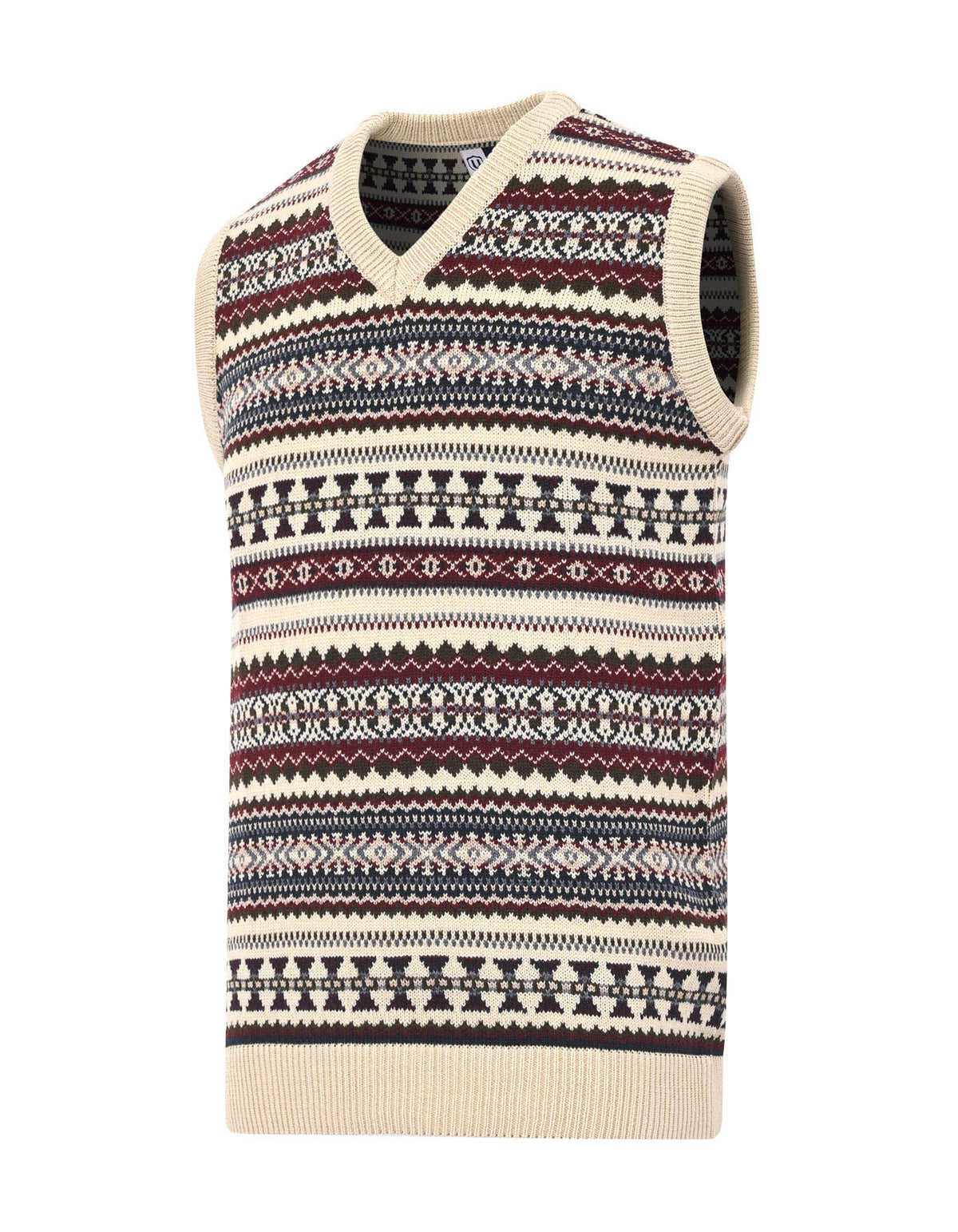 Beige Geometric  SFA2635-1-S