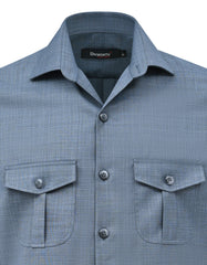 L Blue Texture Suit SFS2401-L