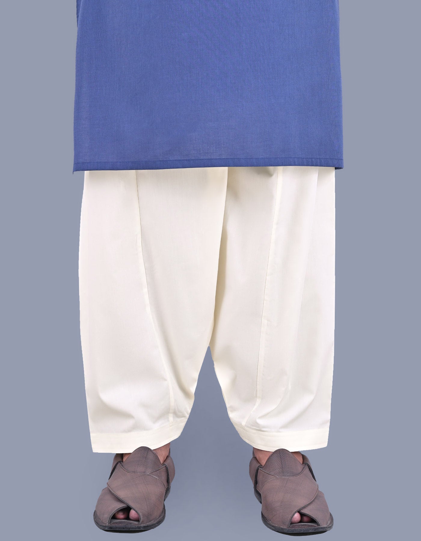 Cream Plain Shalwar SHR2201-XS