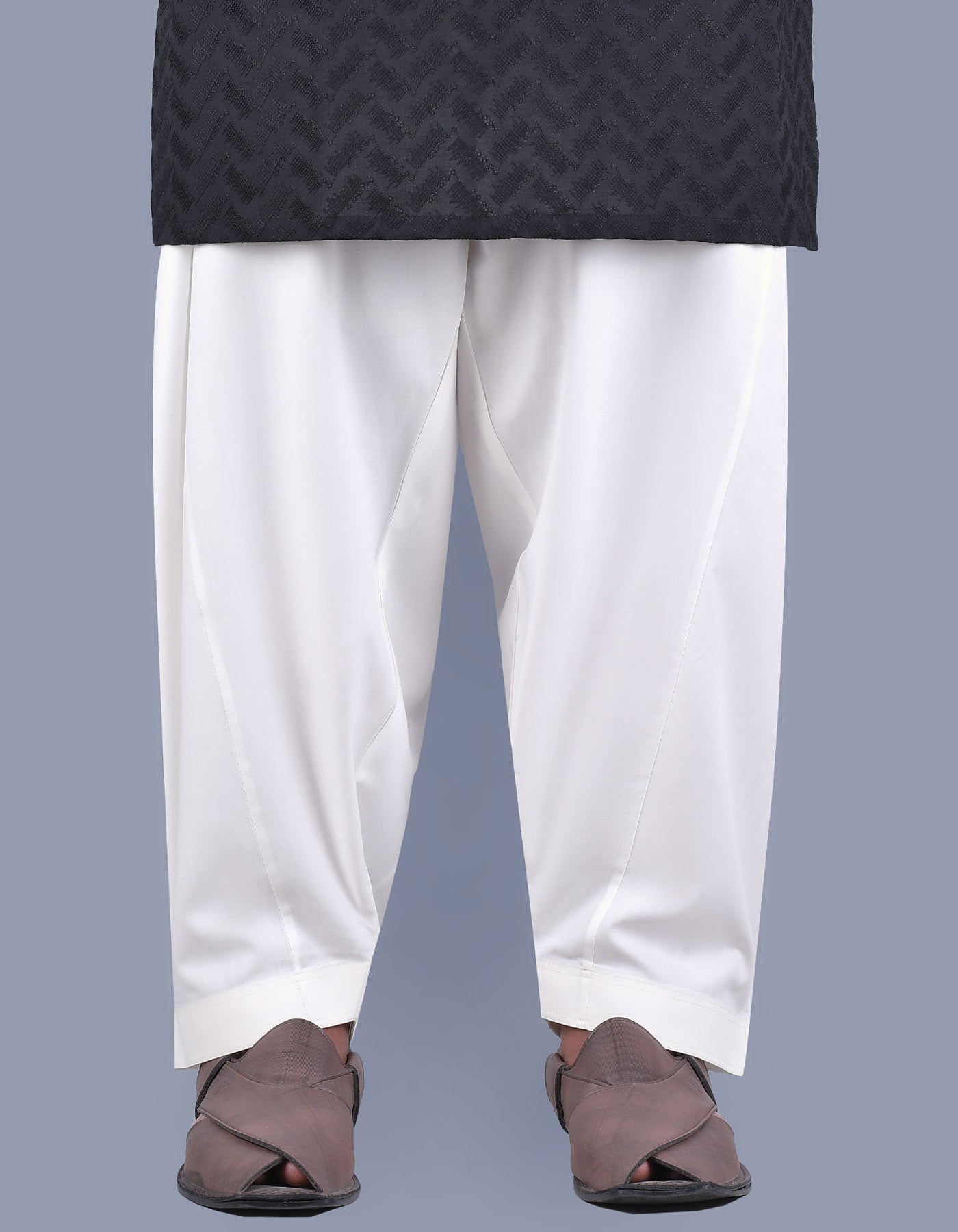 Off White Plain Shalwar SHR2301-1-XS
