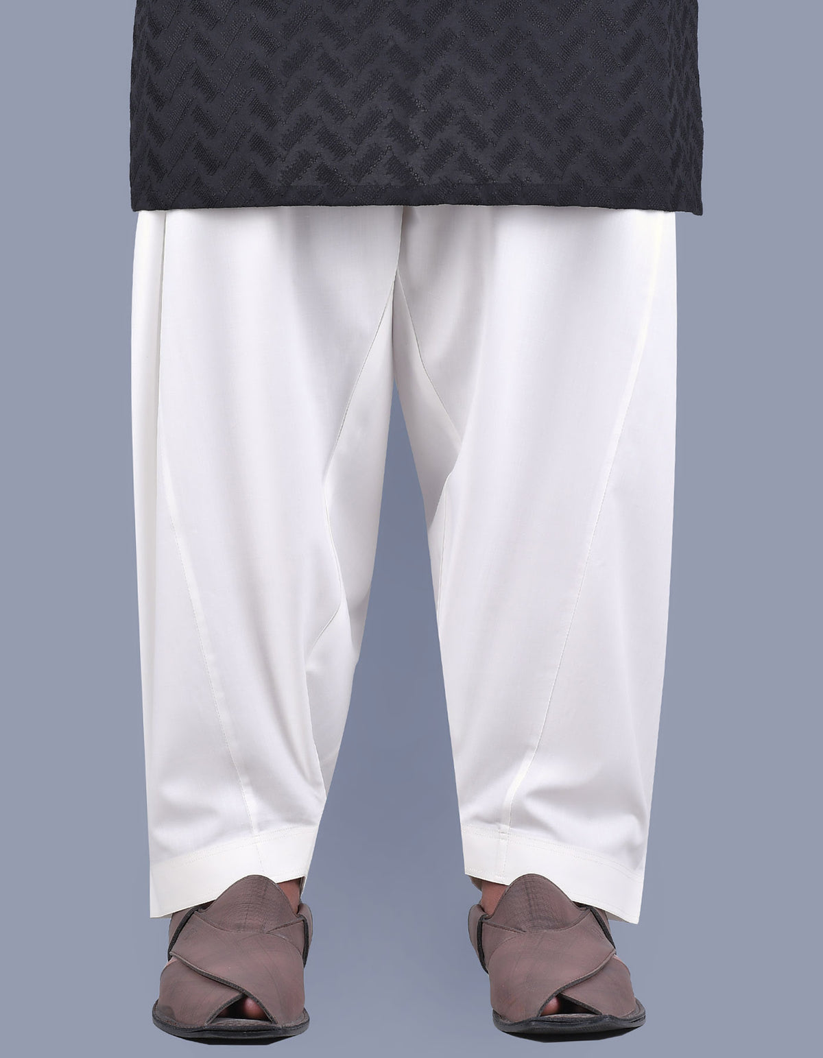 Off White Plain Shalwar SHR2301-1-XS