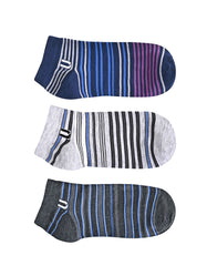 Pack of 3-Multi Geometric Ankle Socks