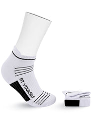 White Stripe Ankle Socks