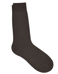 Brown Plain Socks