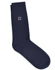 Navy Plain Socks