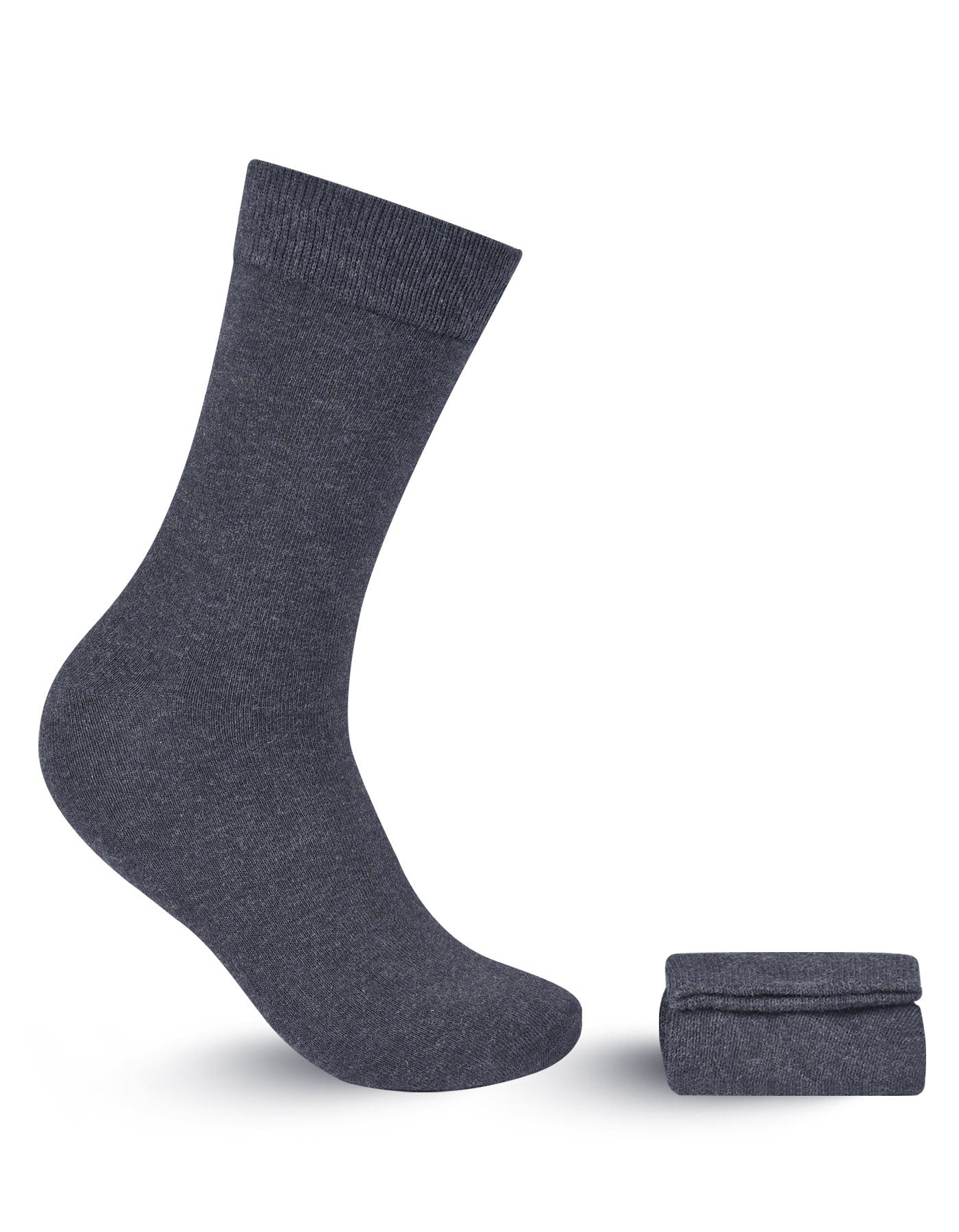 Charcoal Plain Walkees Socks