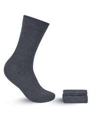 Charcoal Plain Walkees Socks