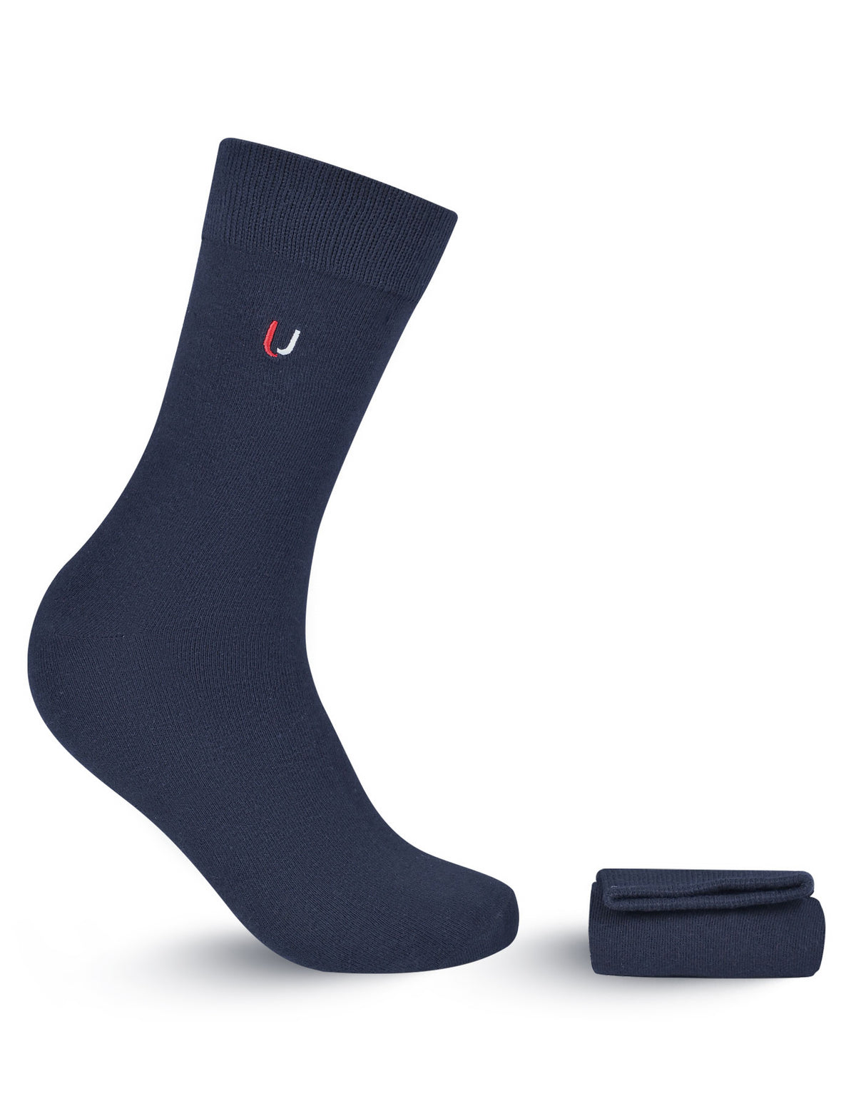 Navy Plain Walkees Socks