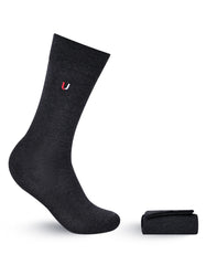Charcoal Plain Socks