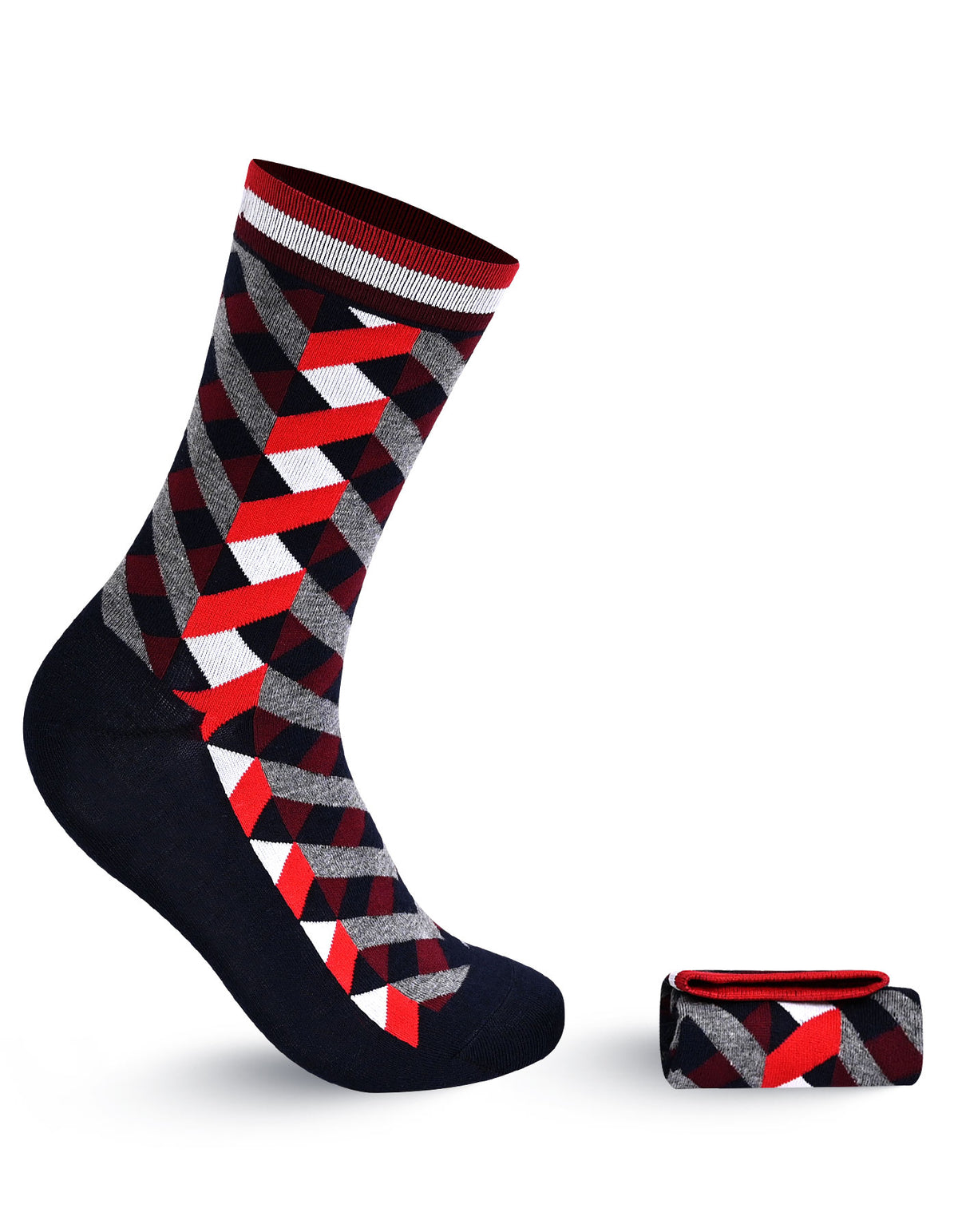 Blue Self Plain Socks