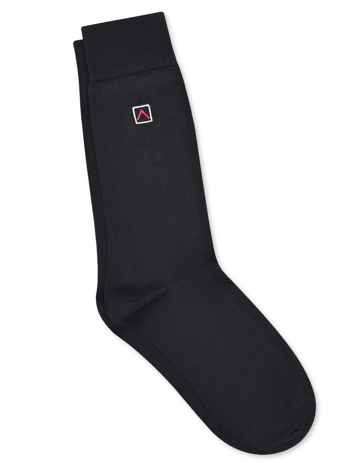 Black Plain Socks