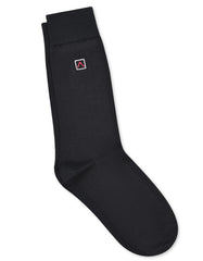 Black Plain Socks