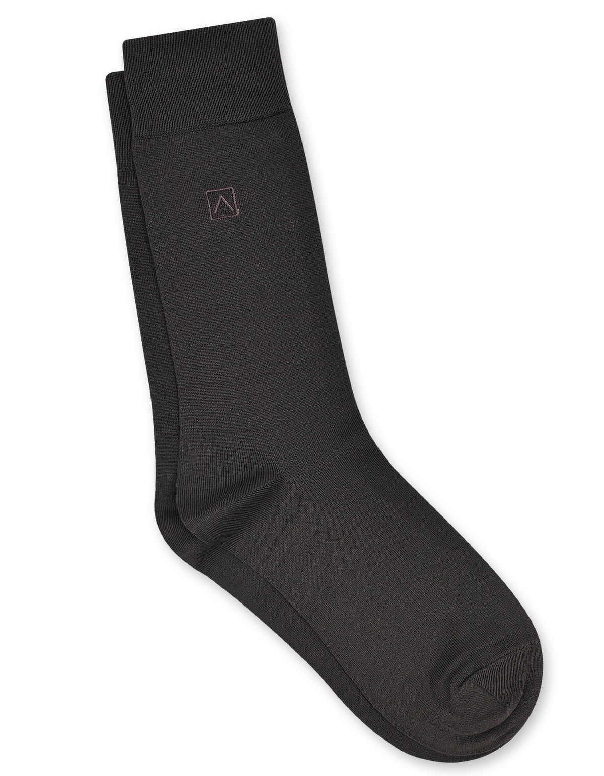 Brown Plain Socks