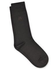 Brown Plain Socks