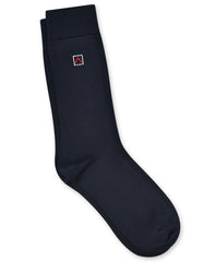 Navy Plain Socks