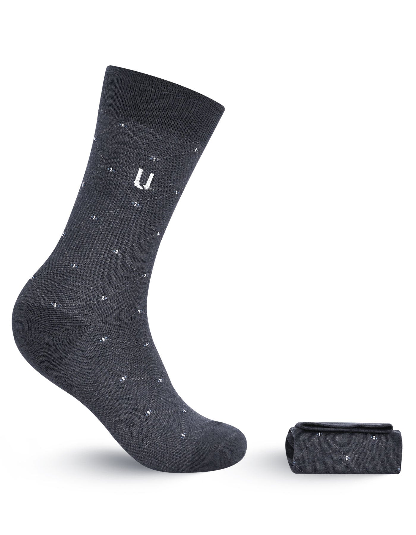 Black Geometric Socks