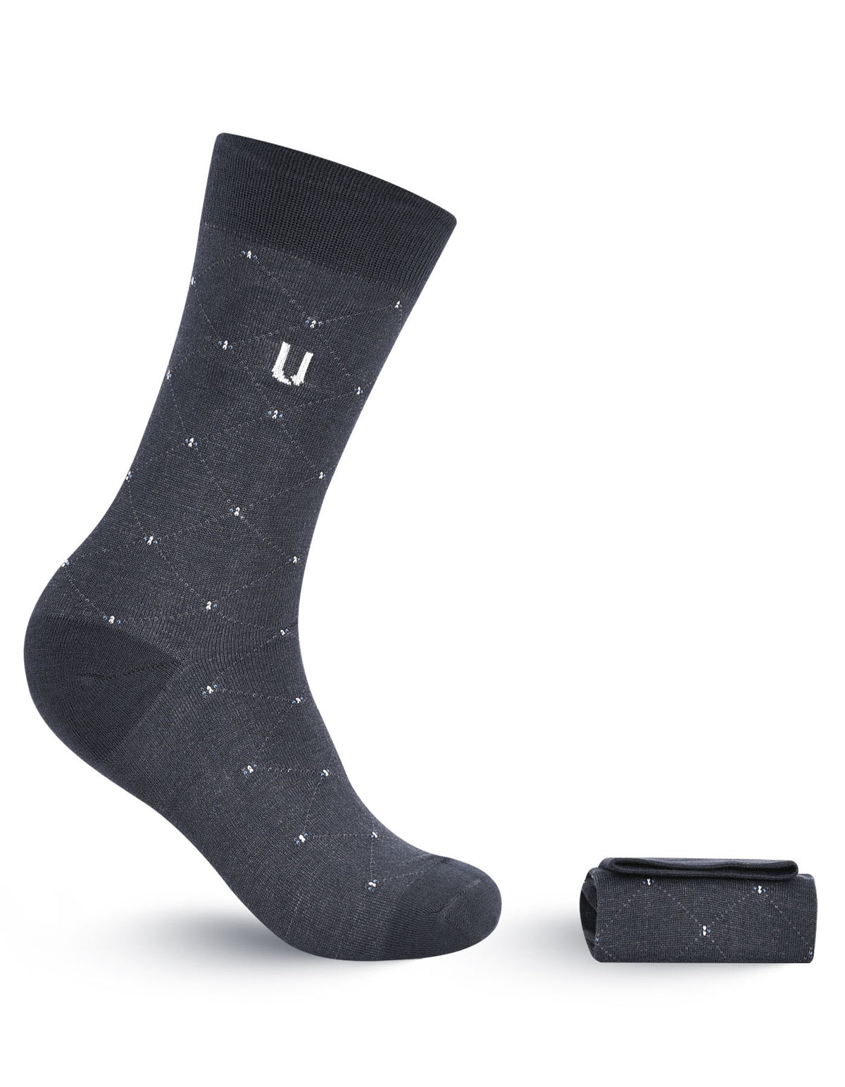 Black Geometric Socks