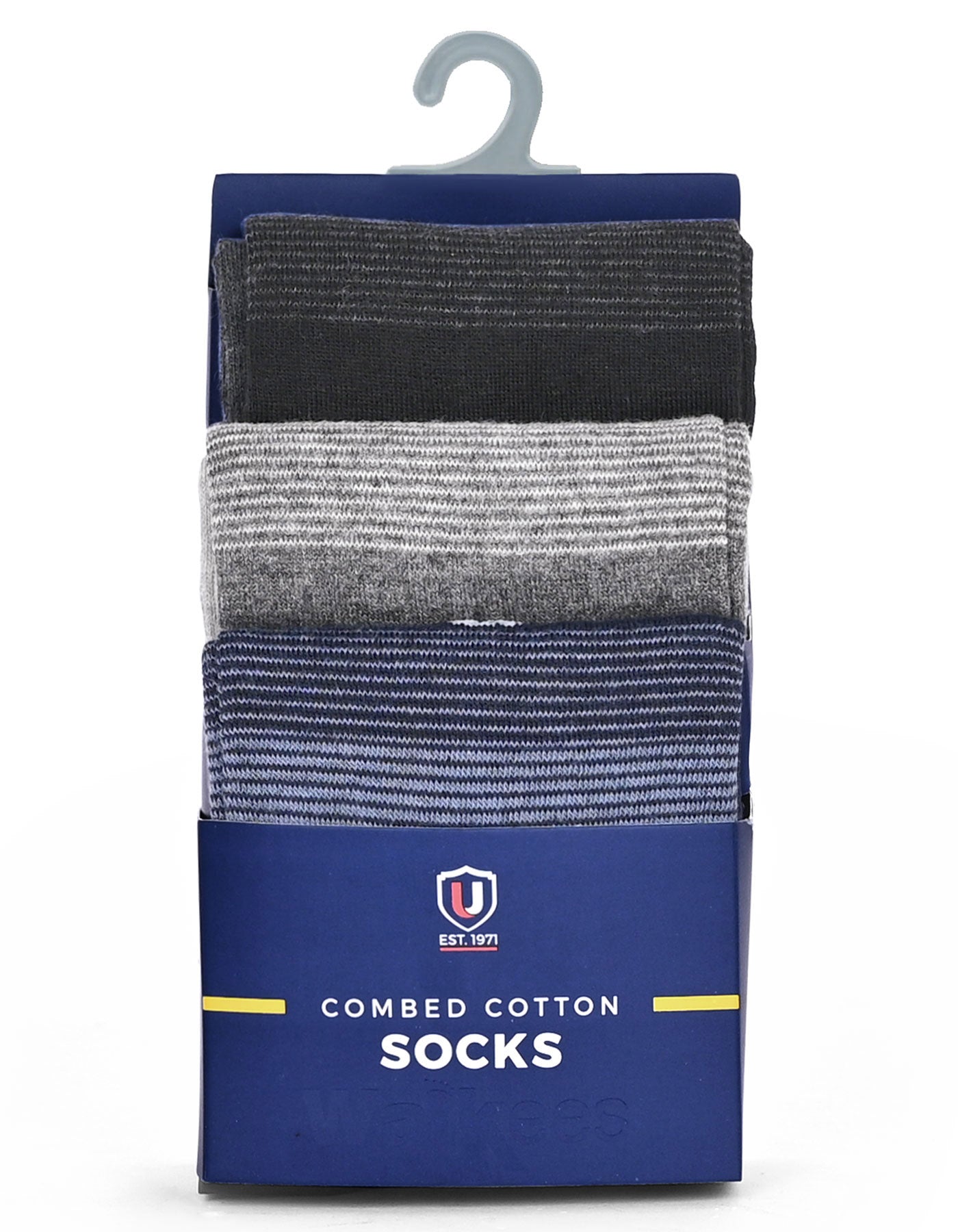 Pack Of 3-Multi Geometric Socks