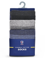 Pack Of 3-Multi Geometric Socks