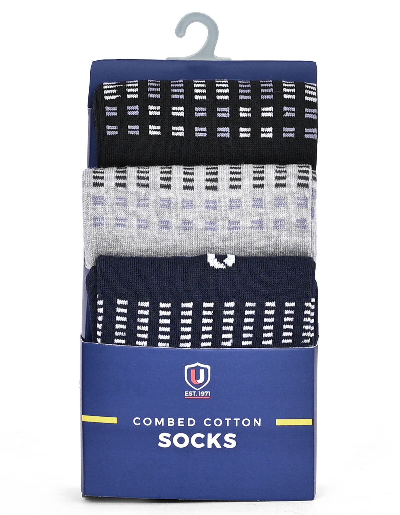 Pack Of 3-Multi Geometric Socks