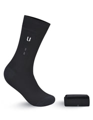 Black Plain Socks