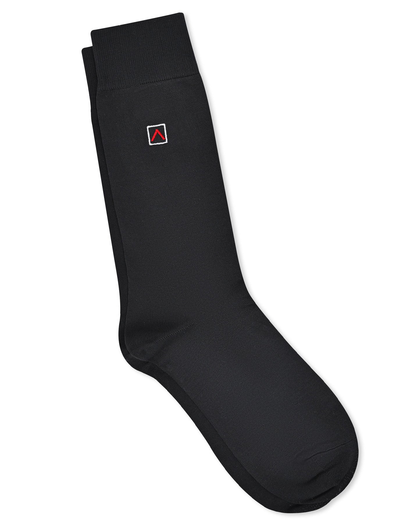 Black Plain Socks