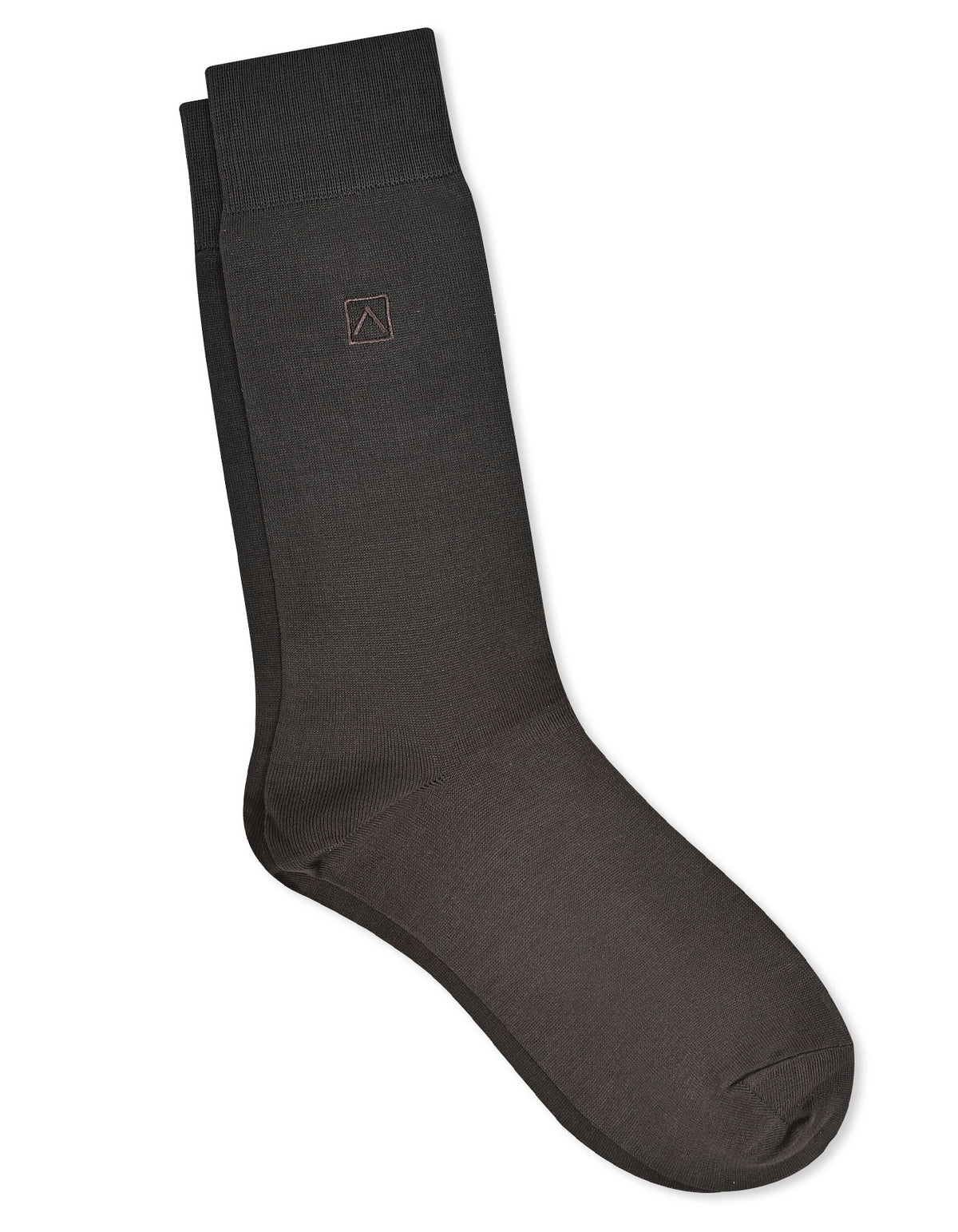 Brown Plain Socks