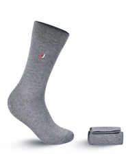 Grey Plain Socks