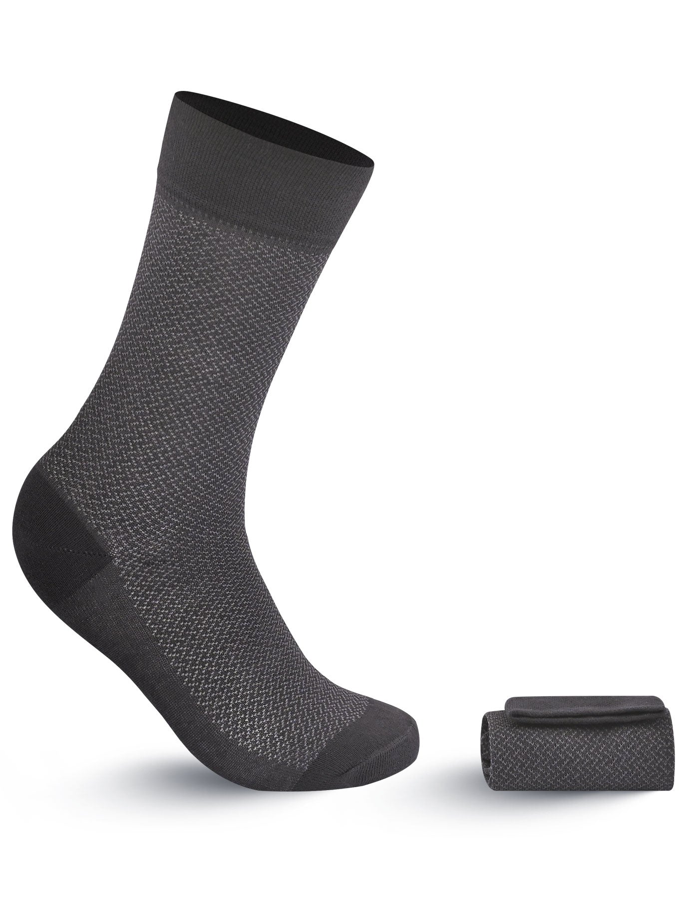 Grey Geometric Socks