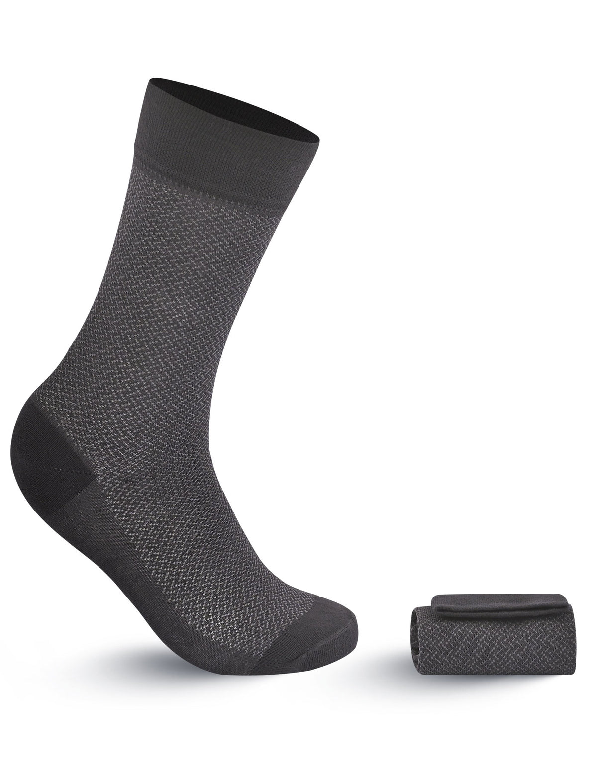Grey Geometric Socks