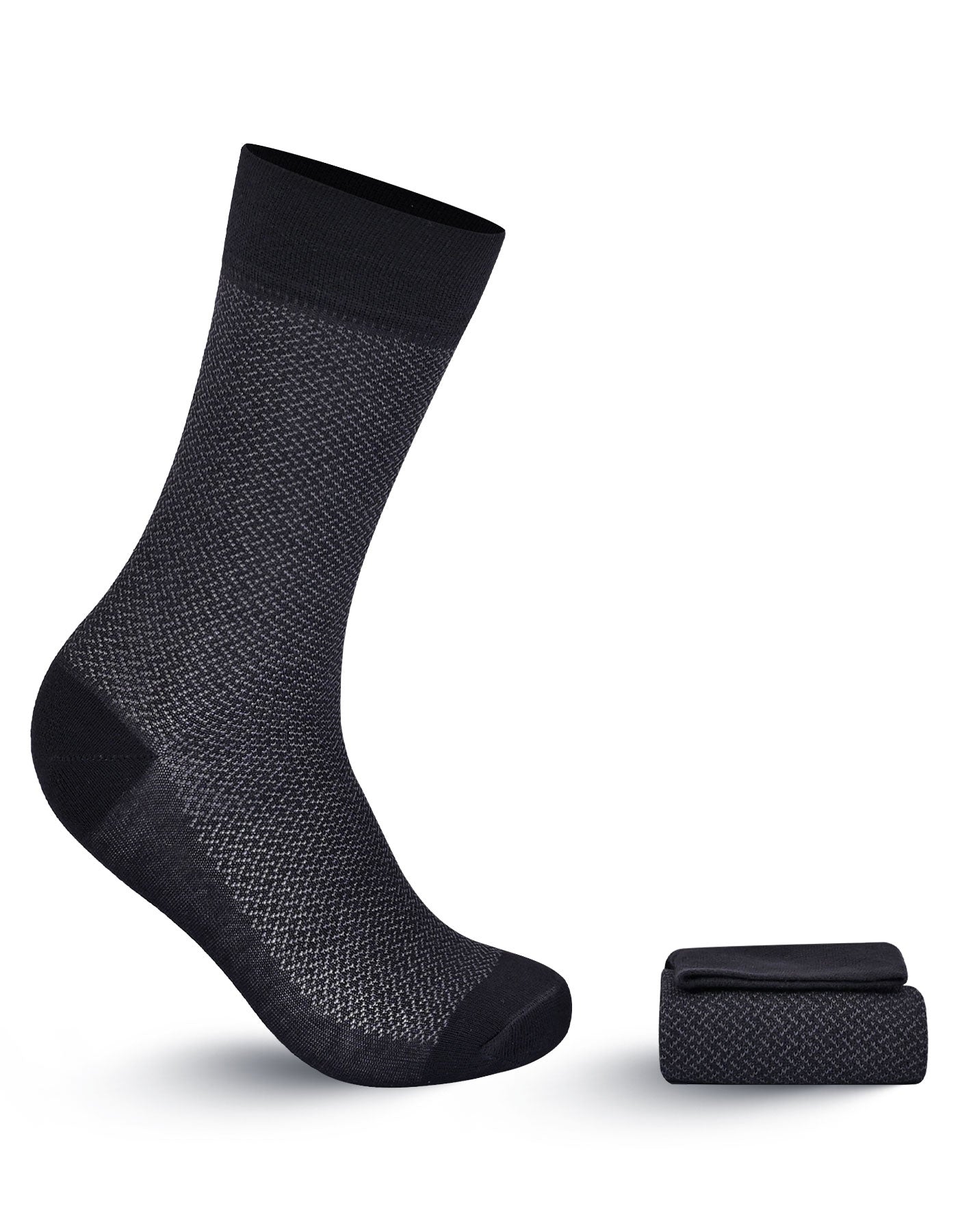 Grey Geometric Socks