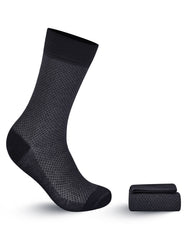 Grey Geometric Socks