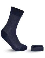 Navy Geometric Socks