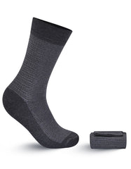 Grey Geometric Socks