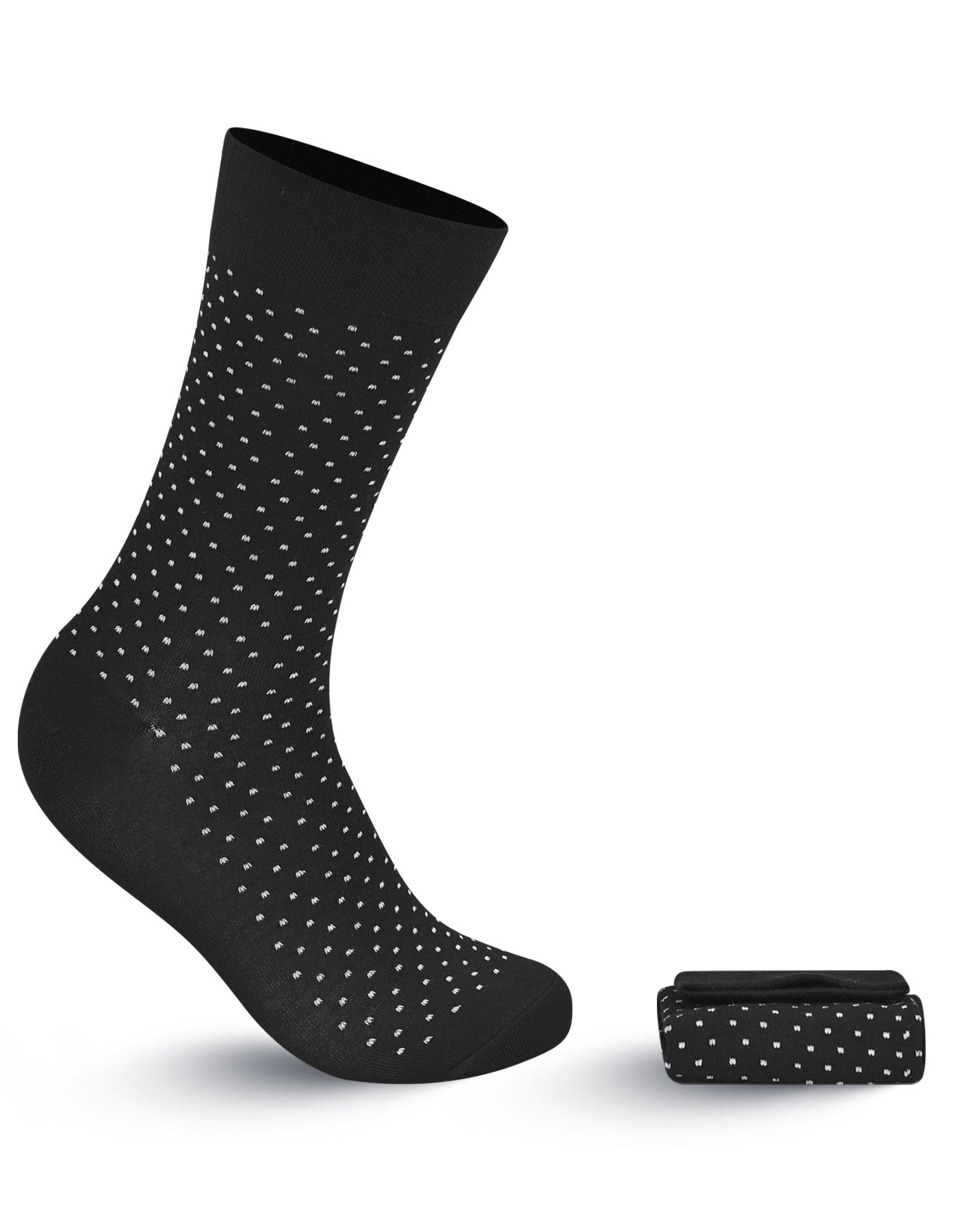 Grey Dotted Socks