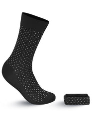 Grey Dotted Socks