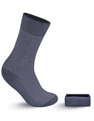 Grey Geometric Socks