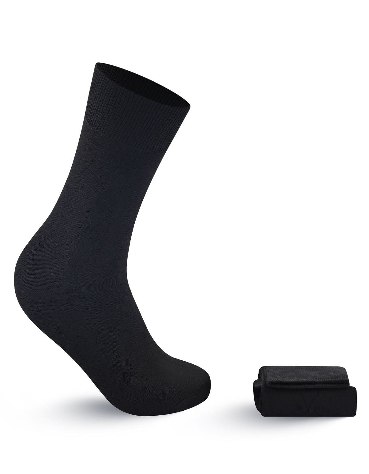 Black Geometric Socks
