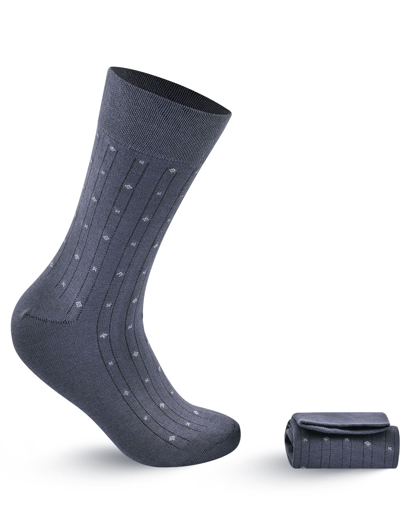 Grey Geometric Socks