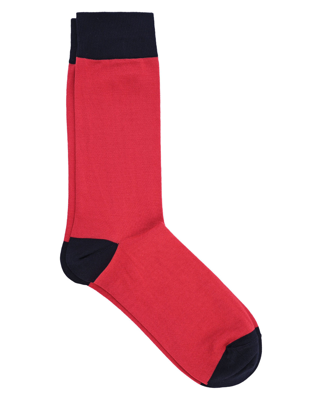 Red/Black Plain Sock