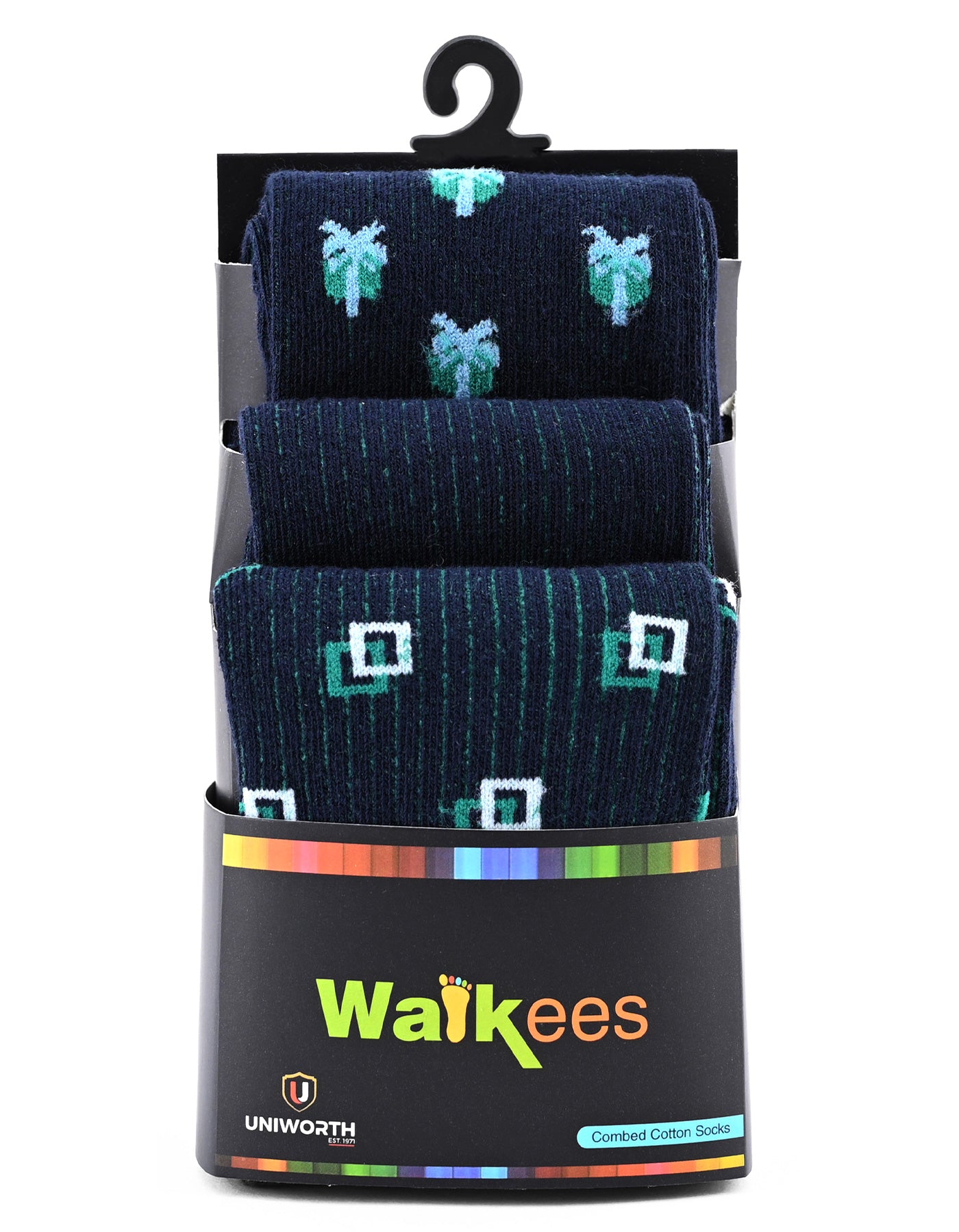 Pack of 3-Multi Walkees Socks