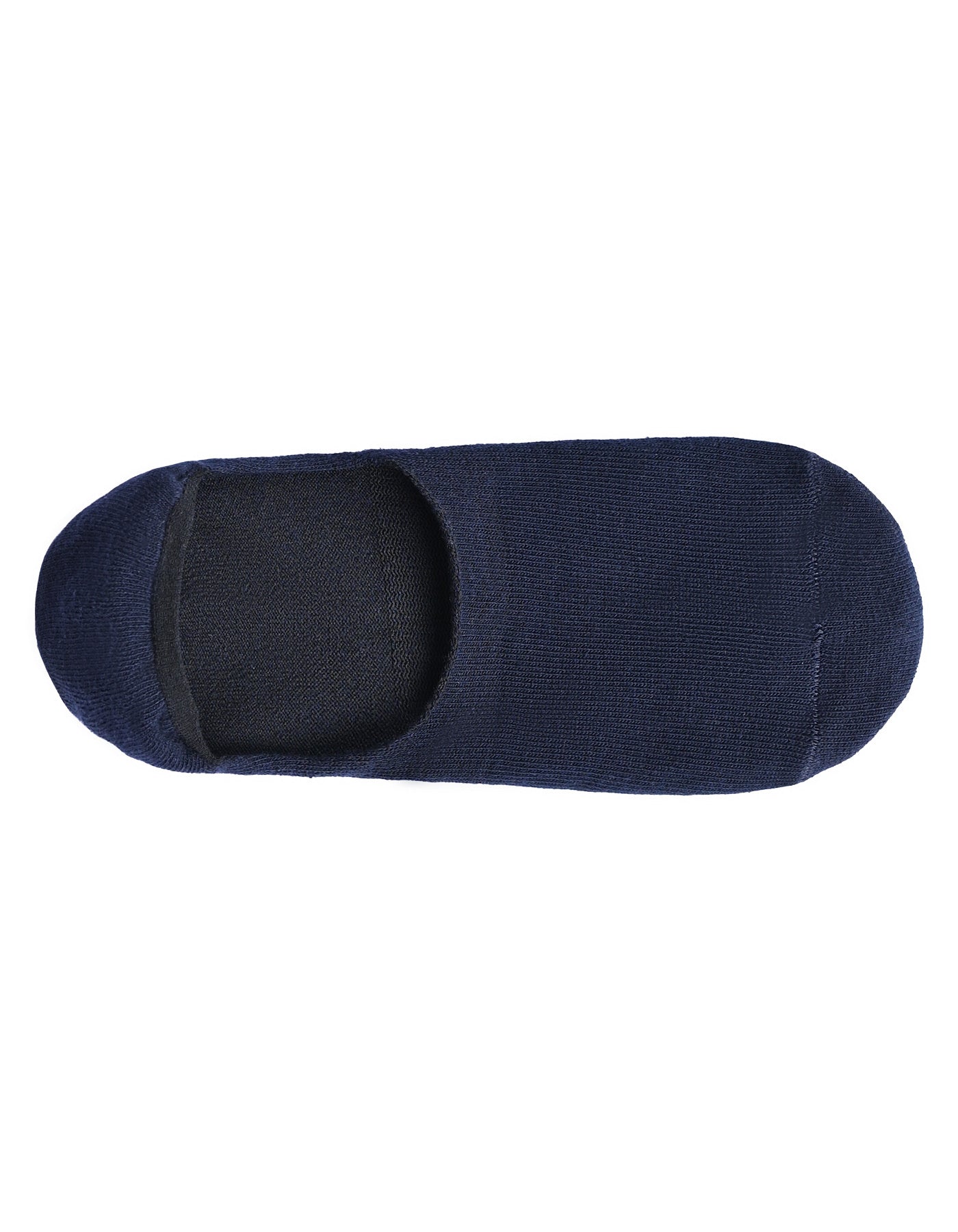 Navy Stripe No Show Socks