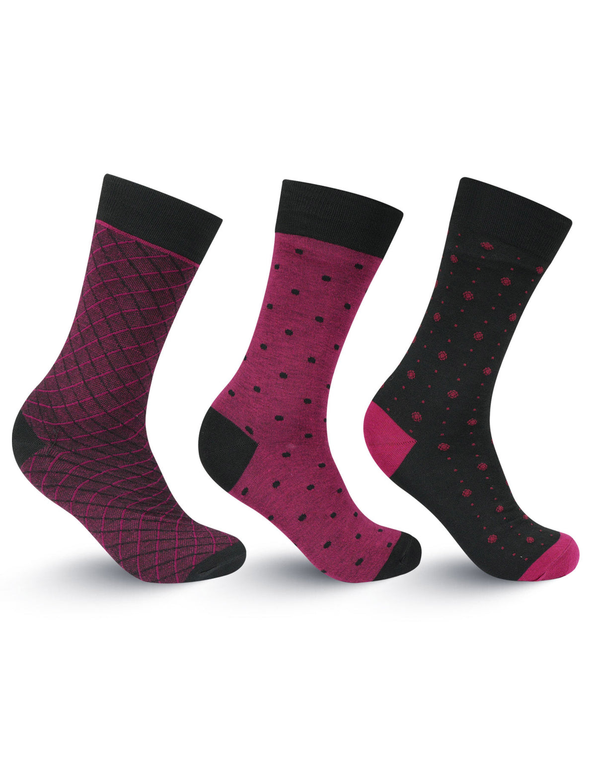Pack of 3-Multi Geometric Walkees Socks