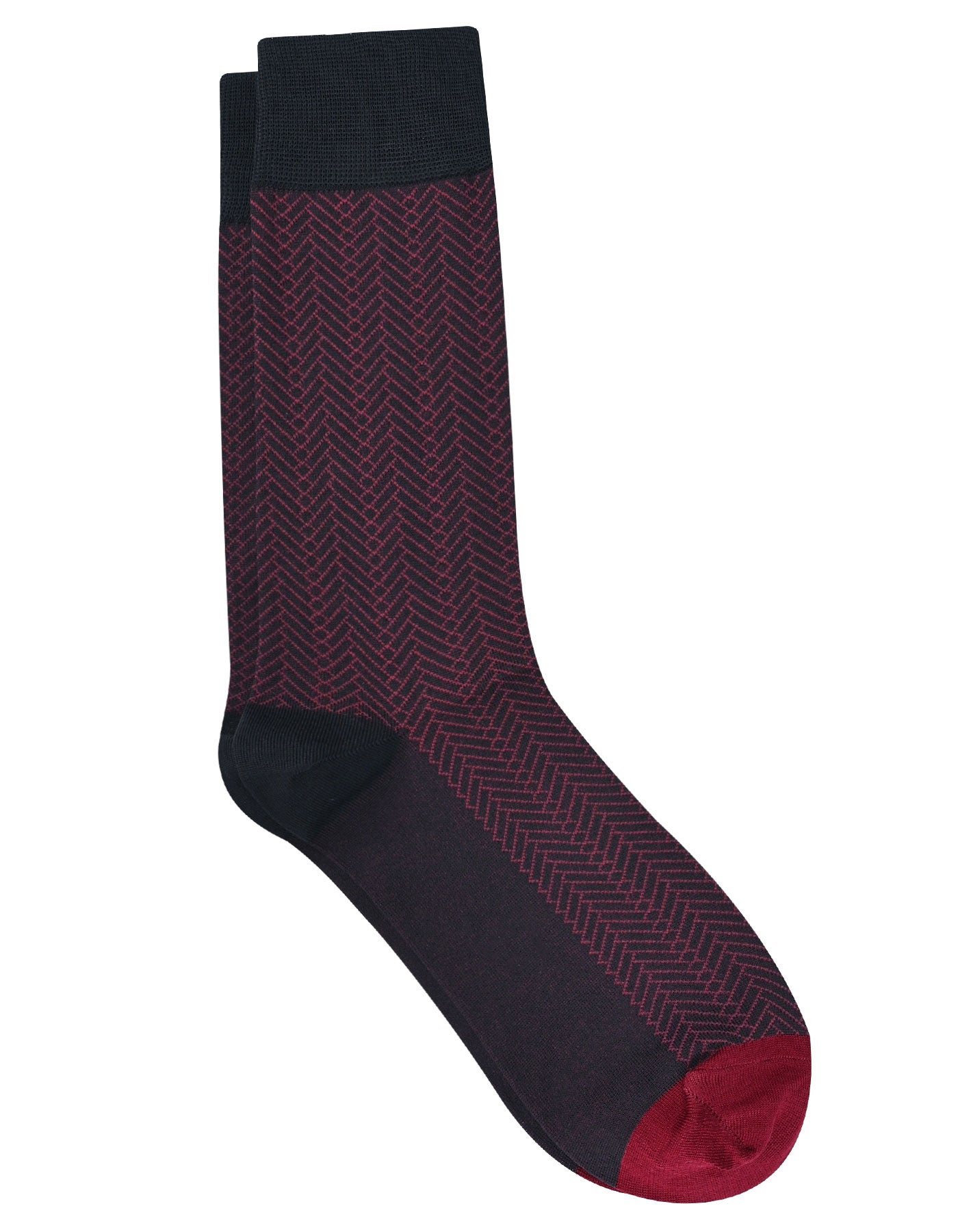 Black Self Socks